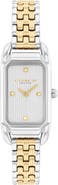 COACH Cadie Rectangular Bracelet Watch, 17.5mm x 28.5mm