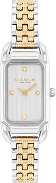 COACH Cadie Rectangular Bracelet Watch, 17.5mm x 28.5mm