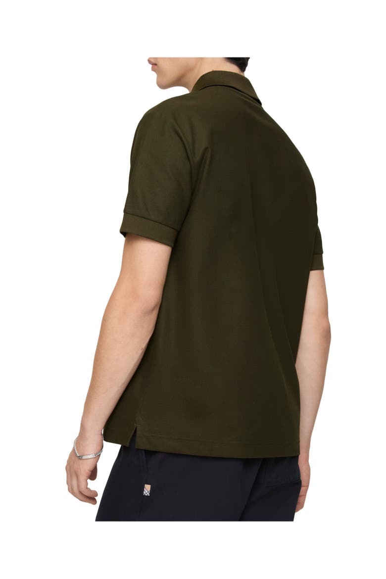 Knight Cotton Polo Shirt, Alternate, color, Marsh green