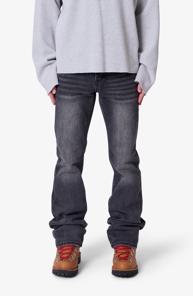 mnml Bootcut Jeans, Main, color, Washed Black