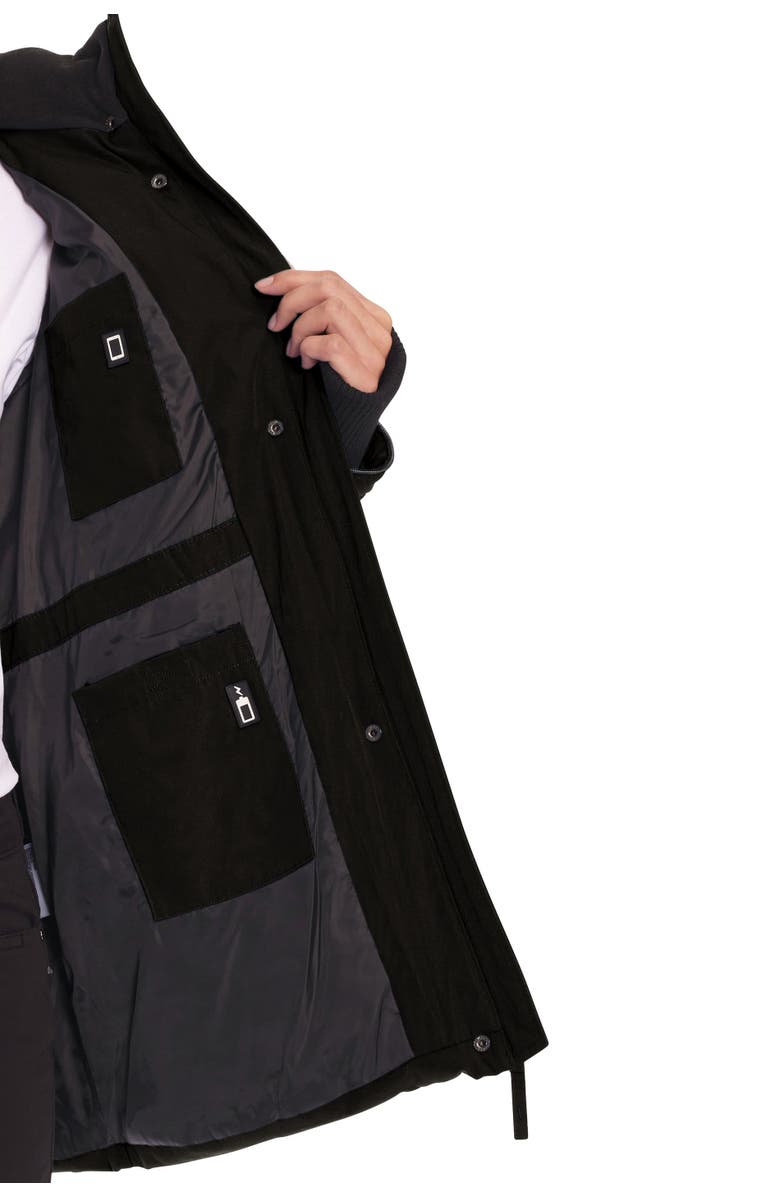 Alpine North GLACIER - Vegan Down Classic Winter Parka Jacket, Alternate, color, Black