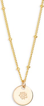 Nashelle Petite Birth Flower Necklace