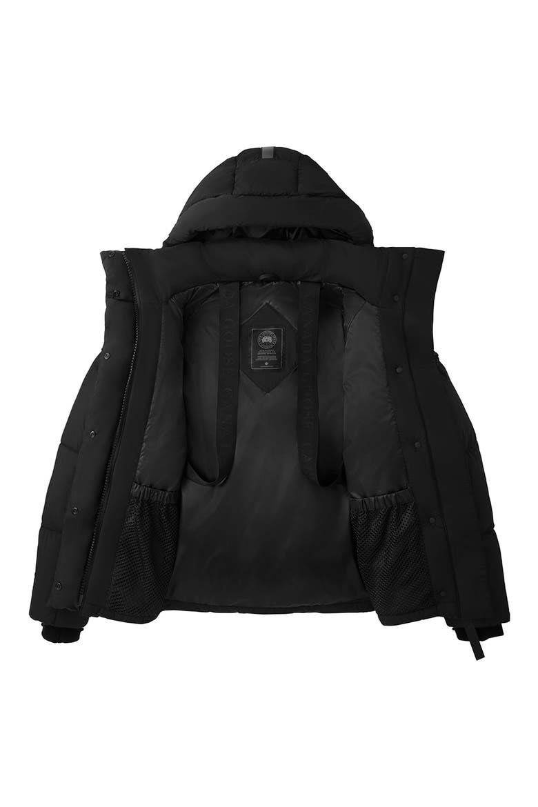Junction Wind & Water Resistant 750 Fill Power Down Parka, Alternate, color, BLACK - NOIR