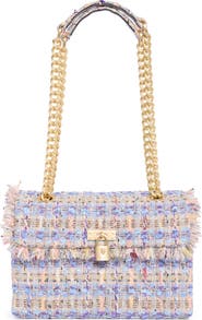 Kurt Geiger London Brixton Tweed Convertible Shoulder Bag