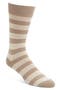 selected Tan Multi Stripe