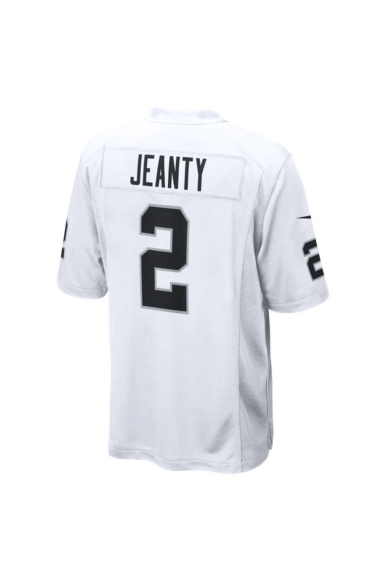 Men's Nike Ashton Jeanty  White Las Vegas Raiders Game Jersey, Alternate, color, White