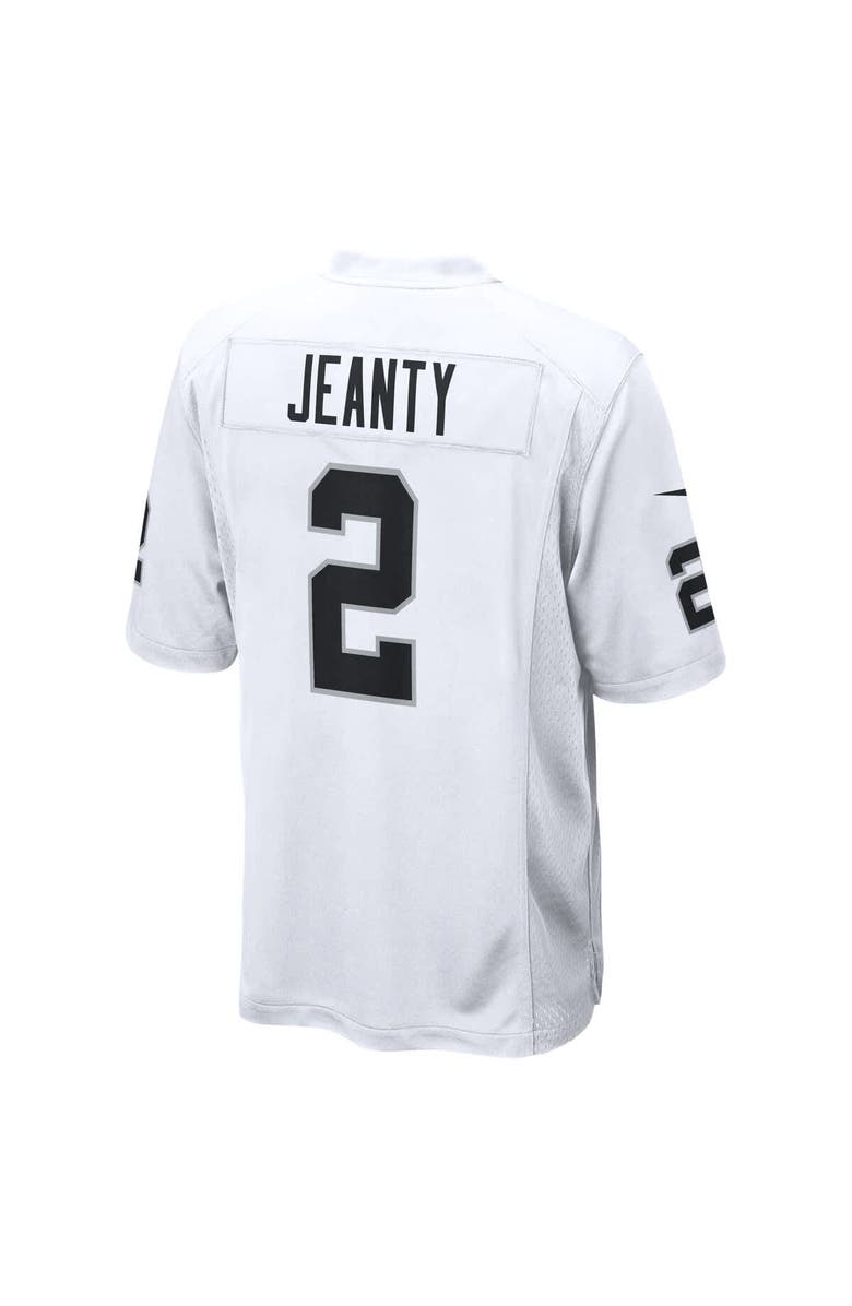 Nike Men's Nike Ashton Jeanty  White Las Vegas Raiders Game Jersey, Alternate, color, White