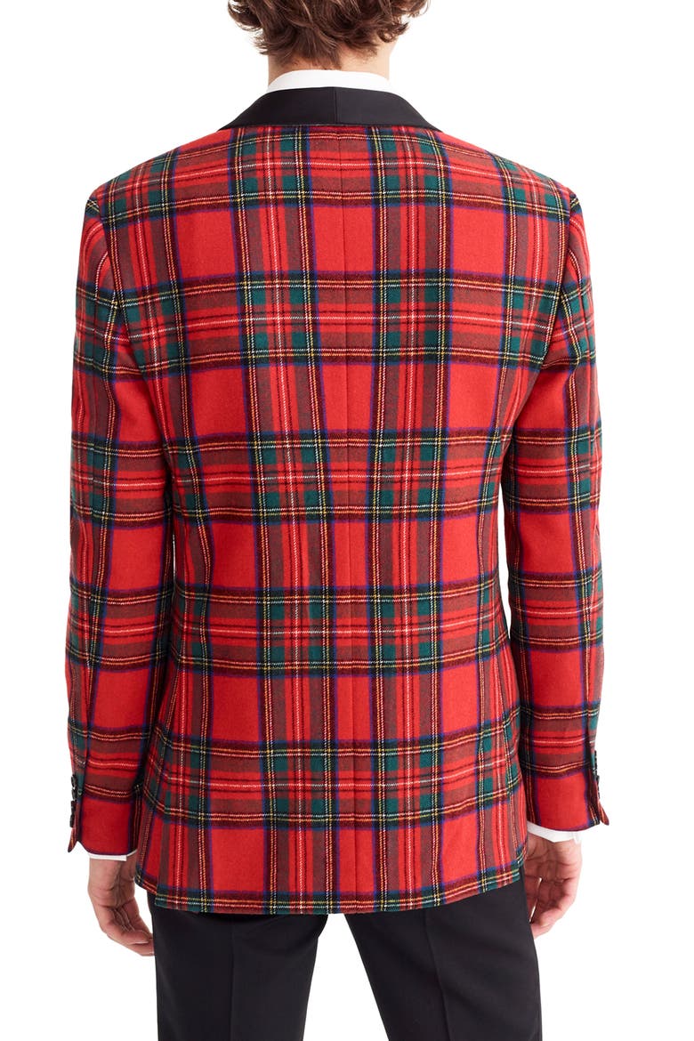 Ludlow Slim Fit Tartan Wool Blend Dinner Jacket, Alternate, color, STEWART TARTAN