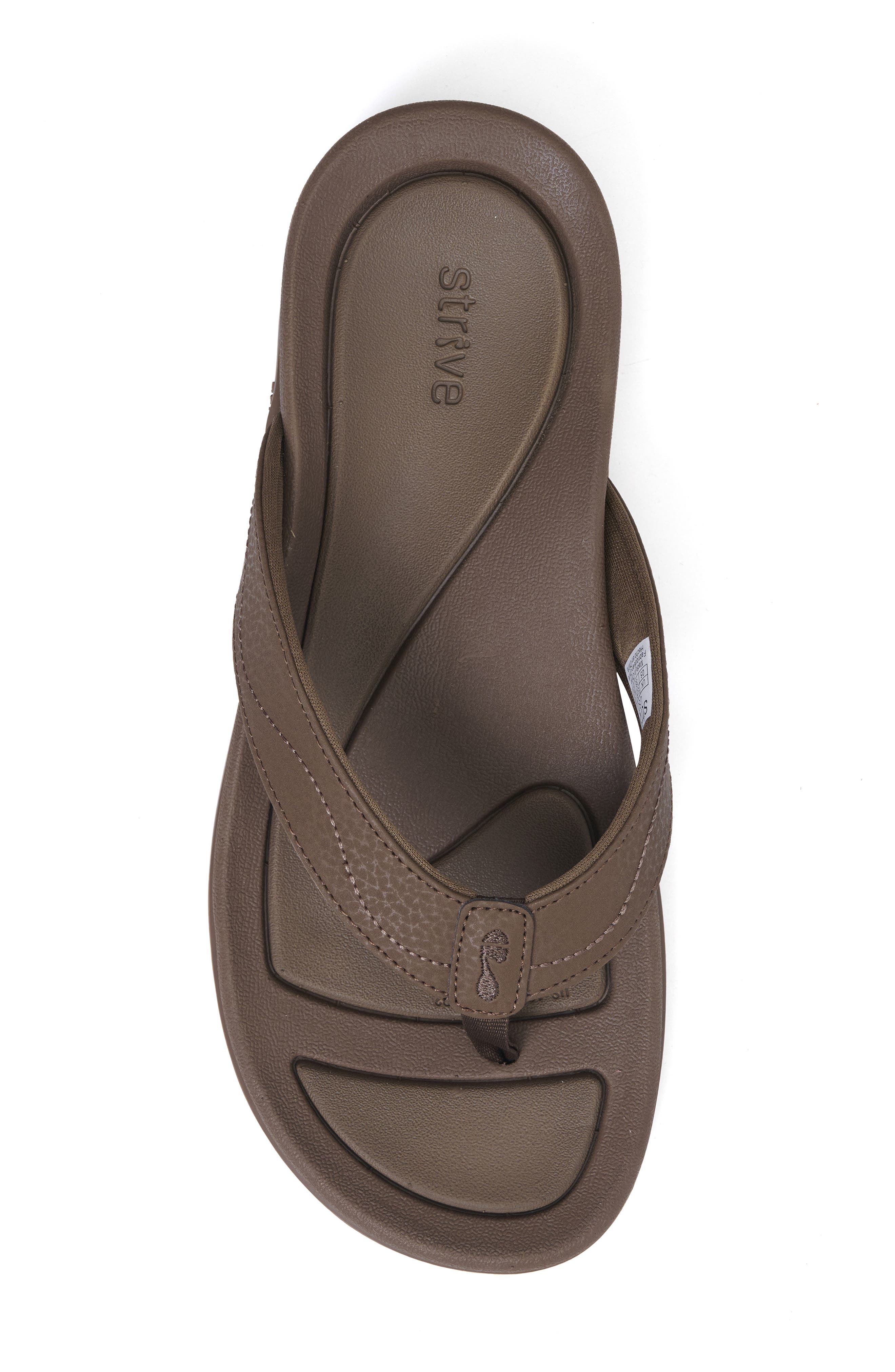 Wave Waterproof Flip Flop, Alternate, color, CHOCOLATE