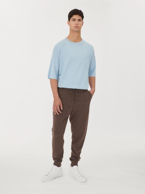 Gobi Mongolian Cashmere Jogger In Cocoa