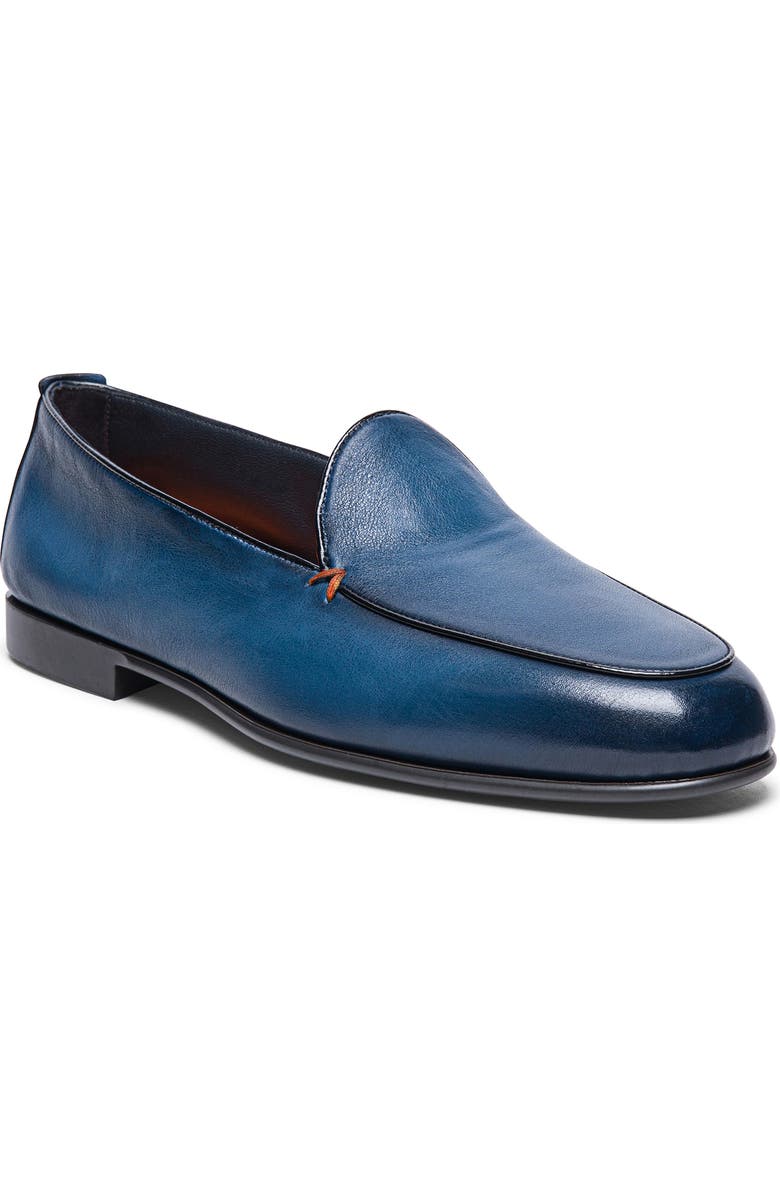 Santoni Vibe Loafer, Main, color, Blue