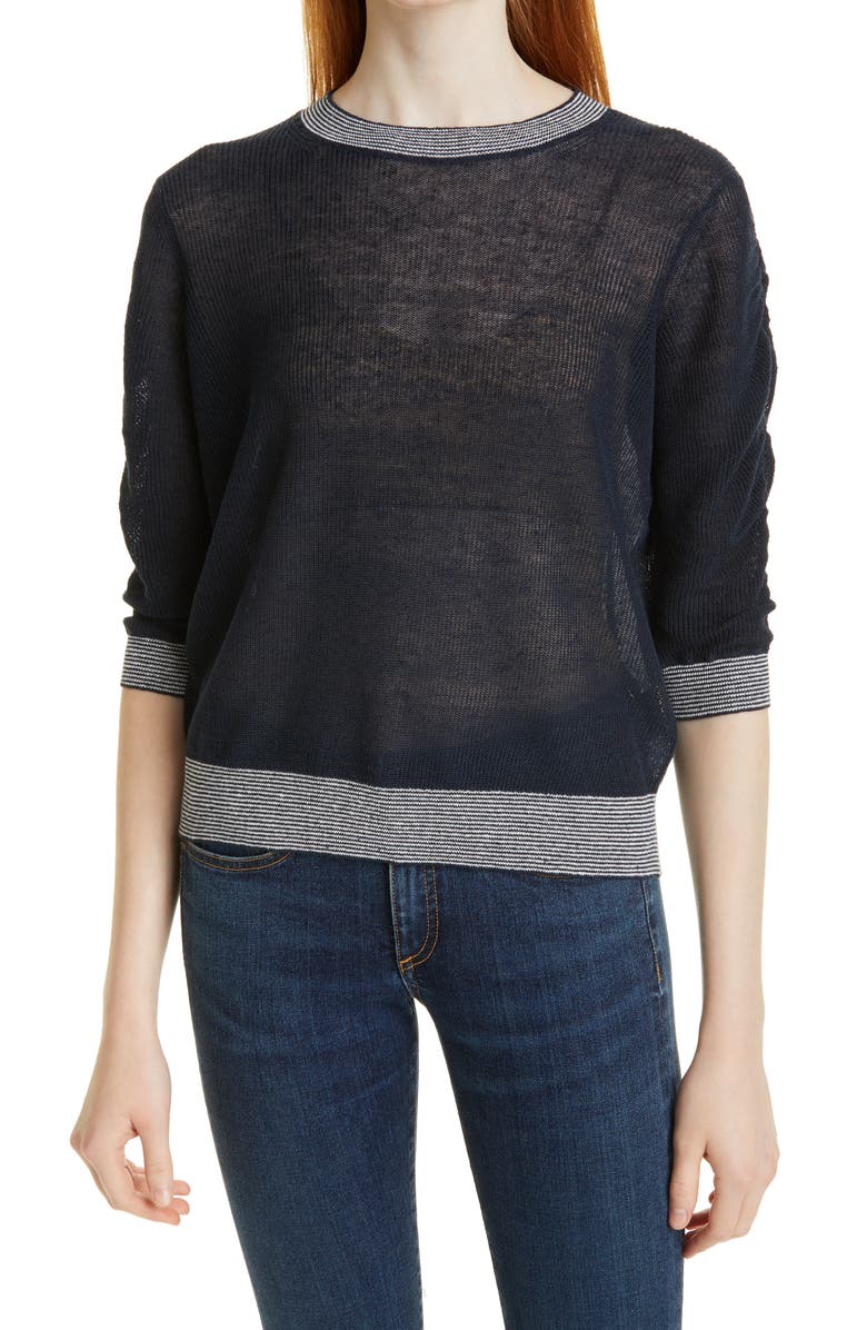 Veronica Beard Celia Crewneck Sweater, Main, color,