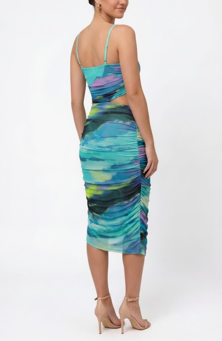 Marina Mesh Midi Dress (Women) | Nordstrom