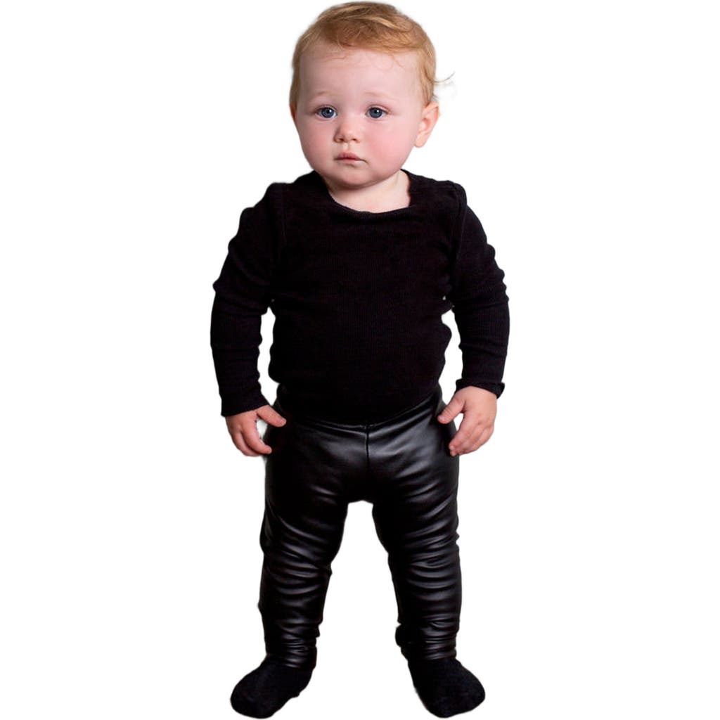 NoggiWear Faux Leather Leggings in Black  product