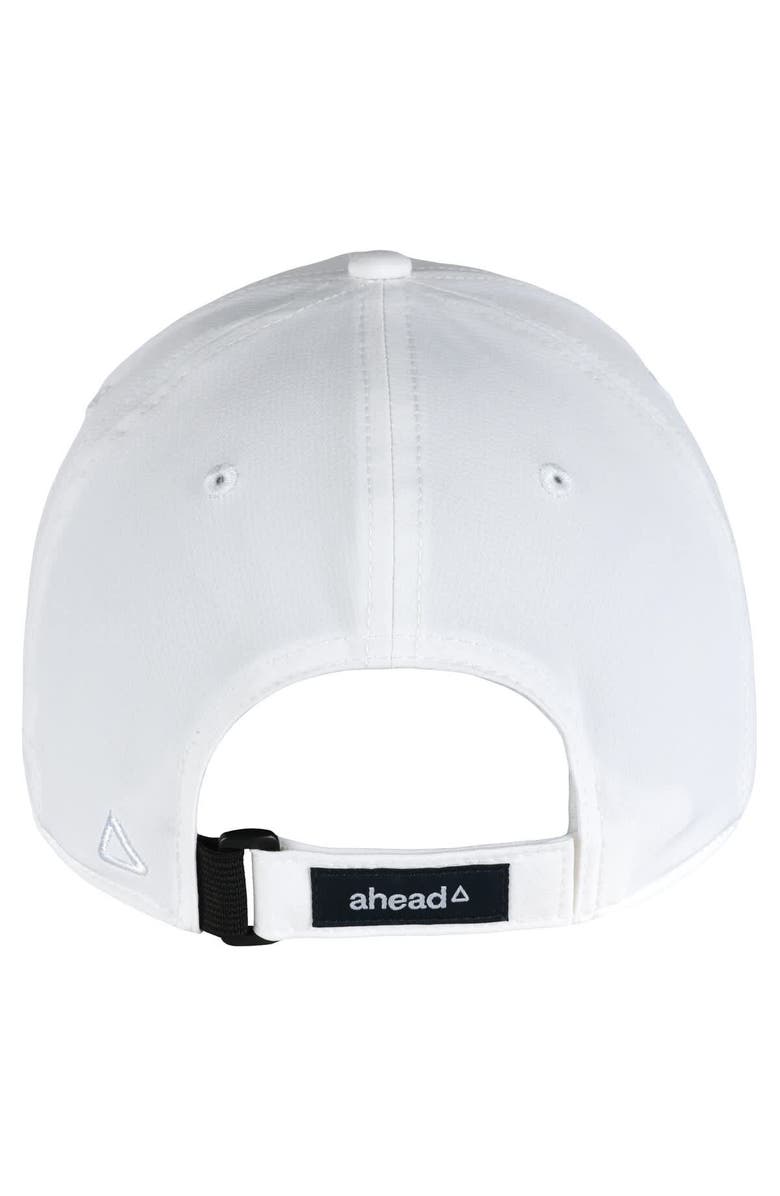 AHEAD Men's Ahead  White Mississippi State Bulldogs Stratus AeroSphere Adjustable Hat, Alternate, color, White