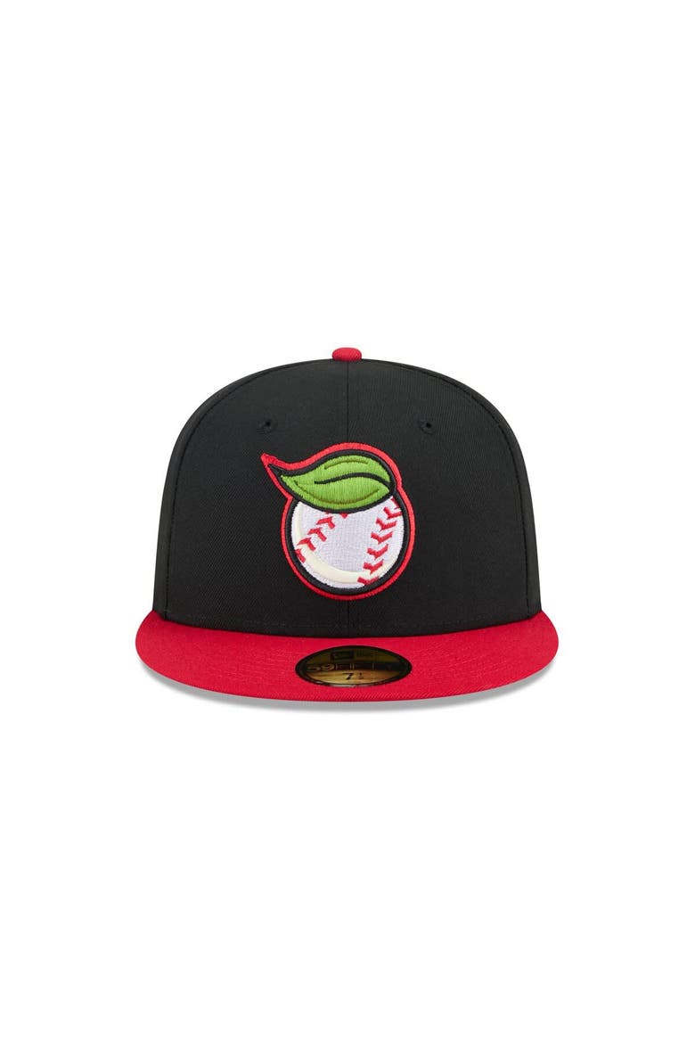 Men's New Era  Black Fresno Grizzlies Theme Nights 59FIFTY Fitted Hat, Alternate, color, Black
