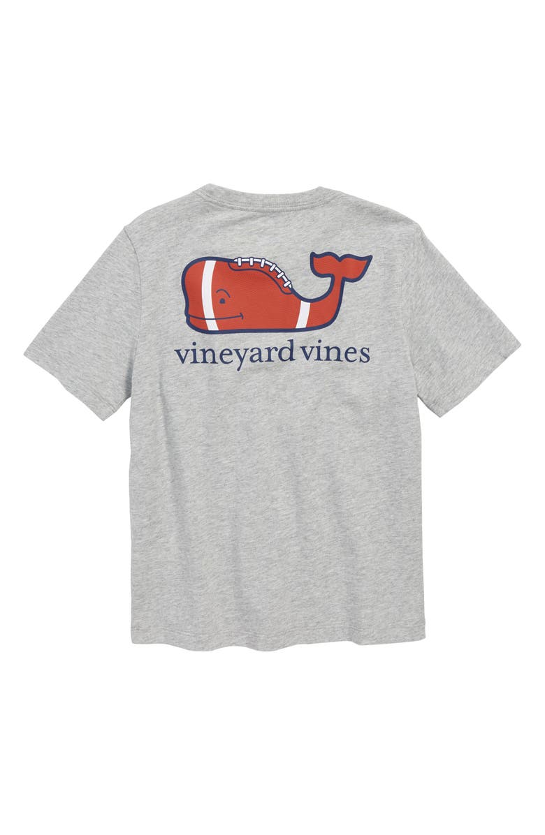 vineyard vines Heathered Football Whale Pocket T-Shirt, Alternate, color,