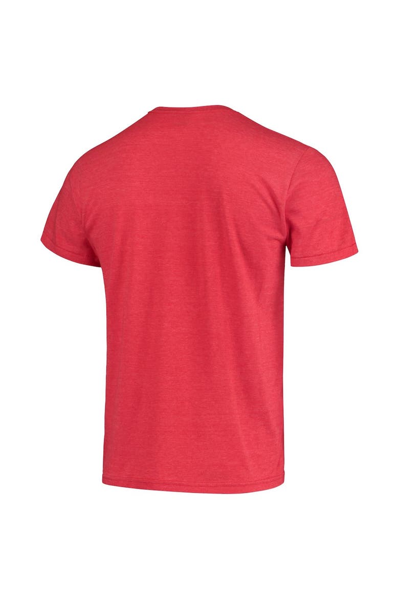 Men's Kawhi Leonard Red LA Clippers Caricature Tri-Blend T-Shirt, Alternate, color, Red