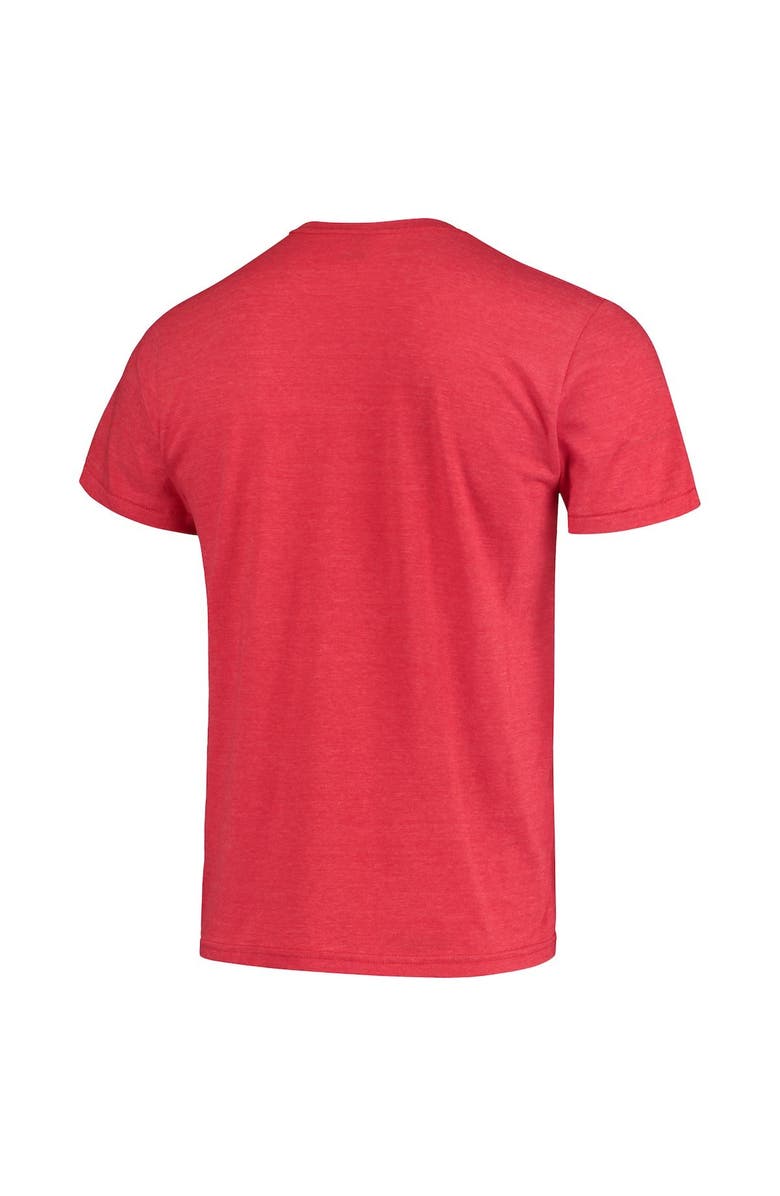 Homage Men's Kawhi Leonard Red LA Clippers Caricature Tri-Blend T-Shirt, Alternate, color, Red