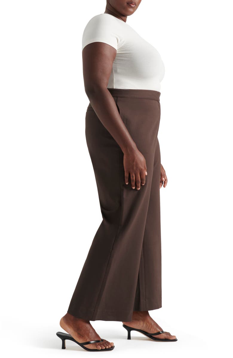 Pari Passu Ponte Dalita Pants - Espresso, Alternate, color, 