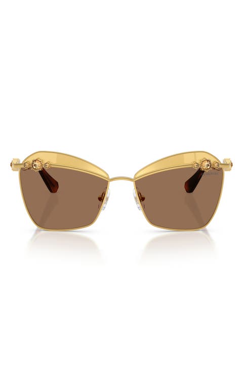 57mm Butterfly Sunglasses