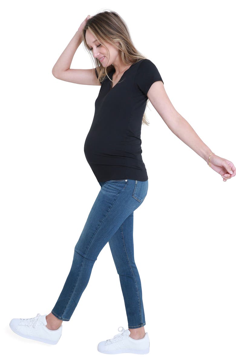 Ingrid & Isabel <sup>®</sup> Maternity V-Neck T-Shirt, Alternate, color,