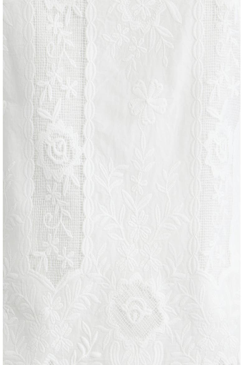 Pienza Lace Sleeveless Romper, Alternate, color, WHITE