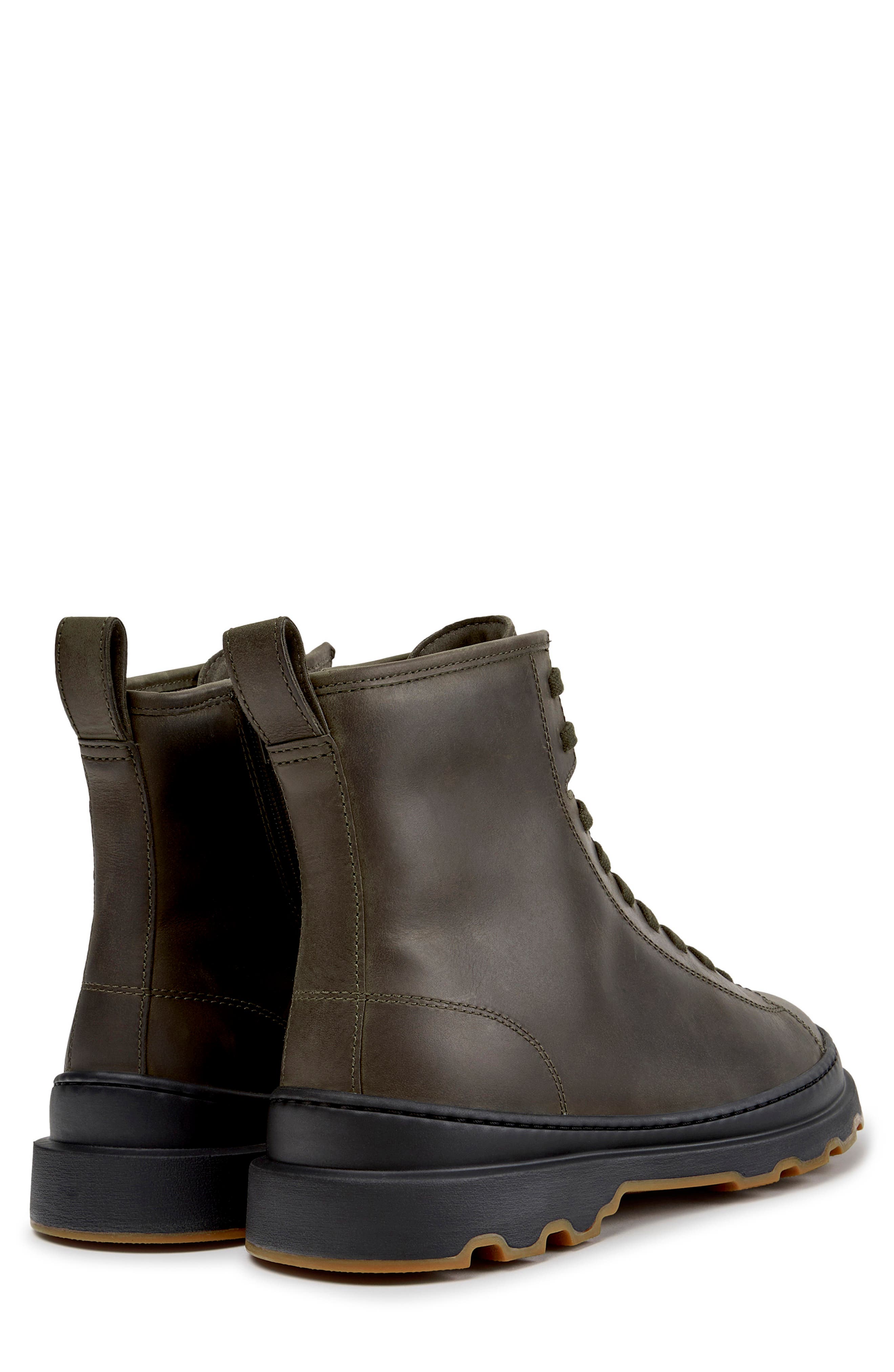 Brutus Lace-Up Boot, Alternate, color, DARK GREEN