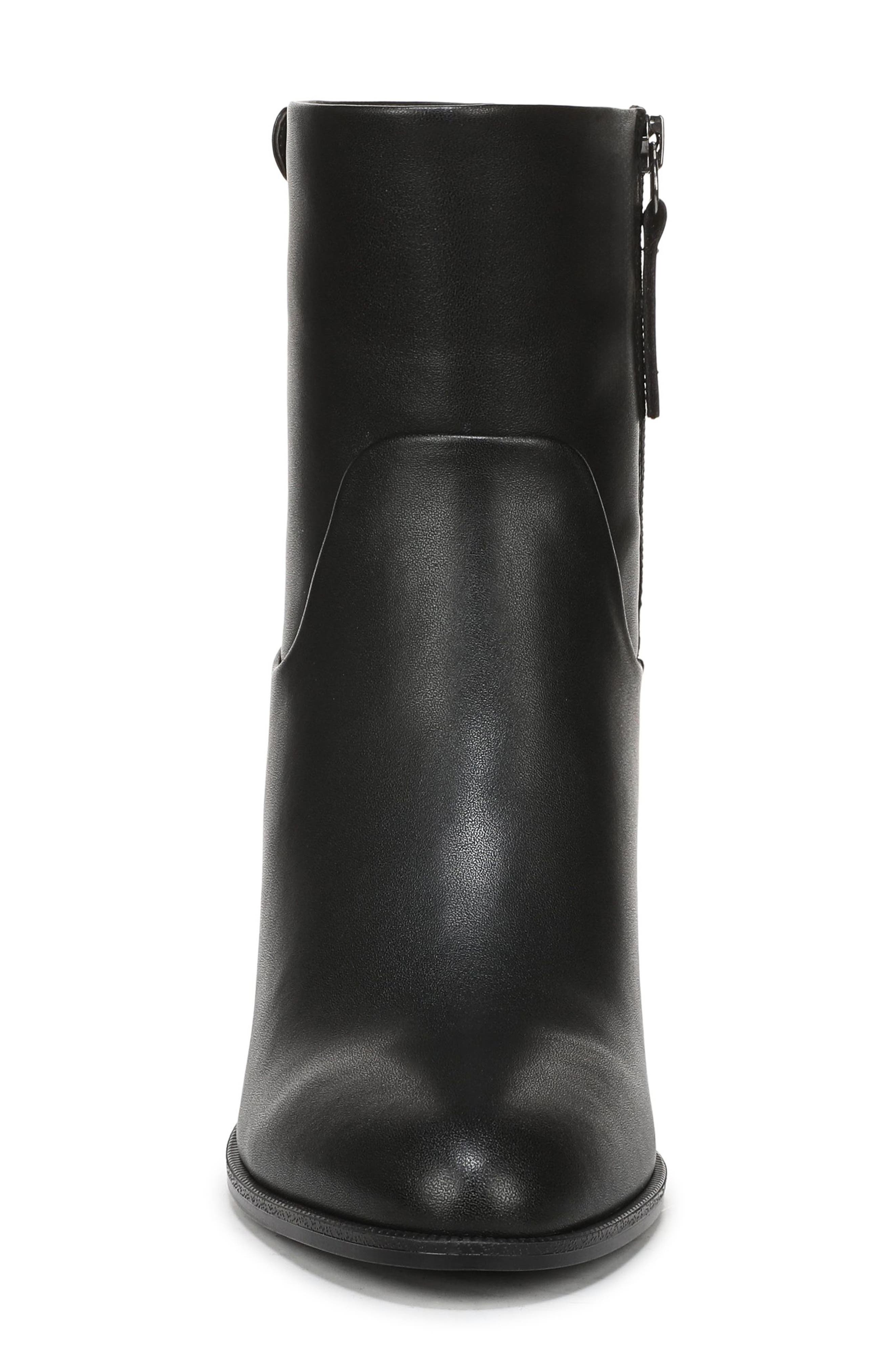 Ronnie Faux Leather Bootie, Alternate, color, BLACK