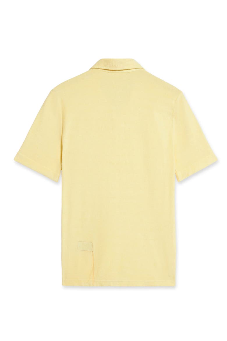 Sullivan Terry Cloth Jersey Polo, Alternate, color, LEMON