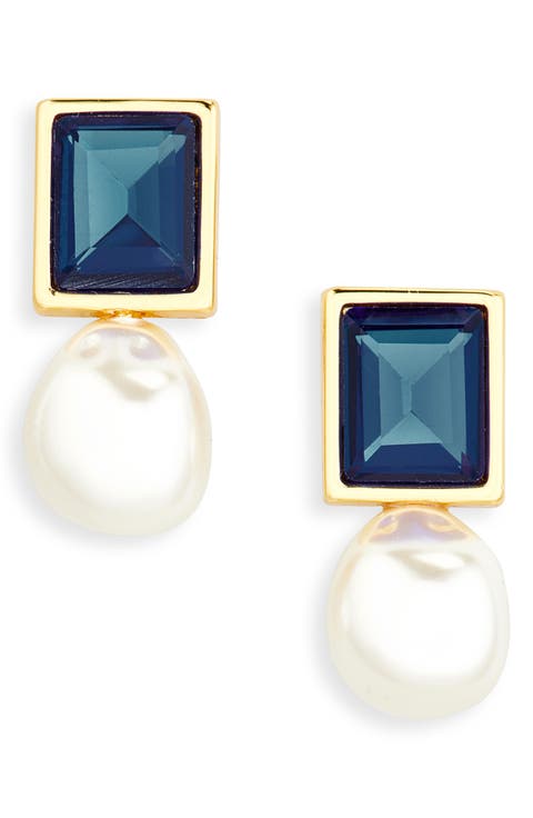 Aegean Faux Pearl Drop Earrings