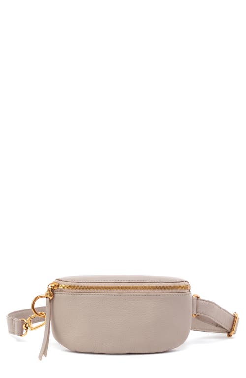 HOBO Fern Leather Belt Bag in Taupe at Nordstrom