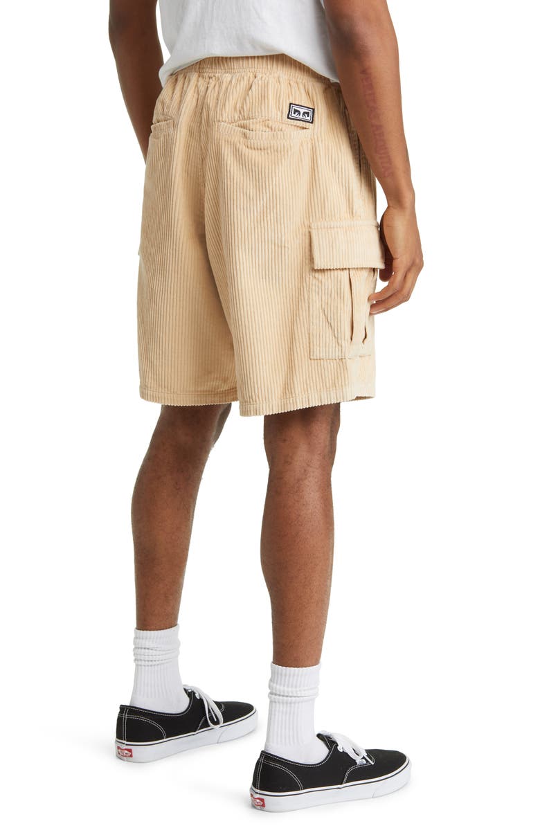 Obey Easy Corduroy Cargo Shorts, Alternate, color, 