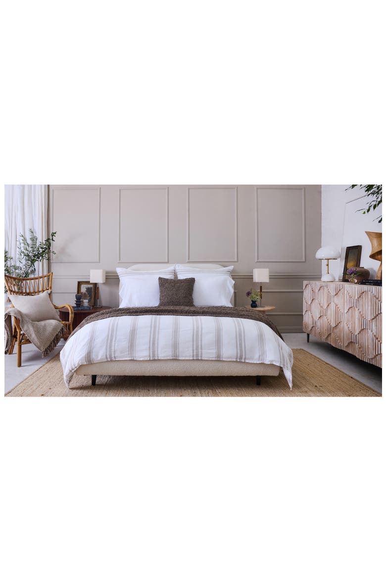 Murphy Bouclé Big Accent Pillow, Alternate, color, WALNUT