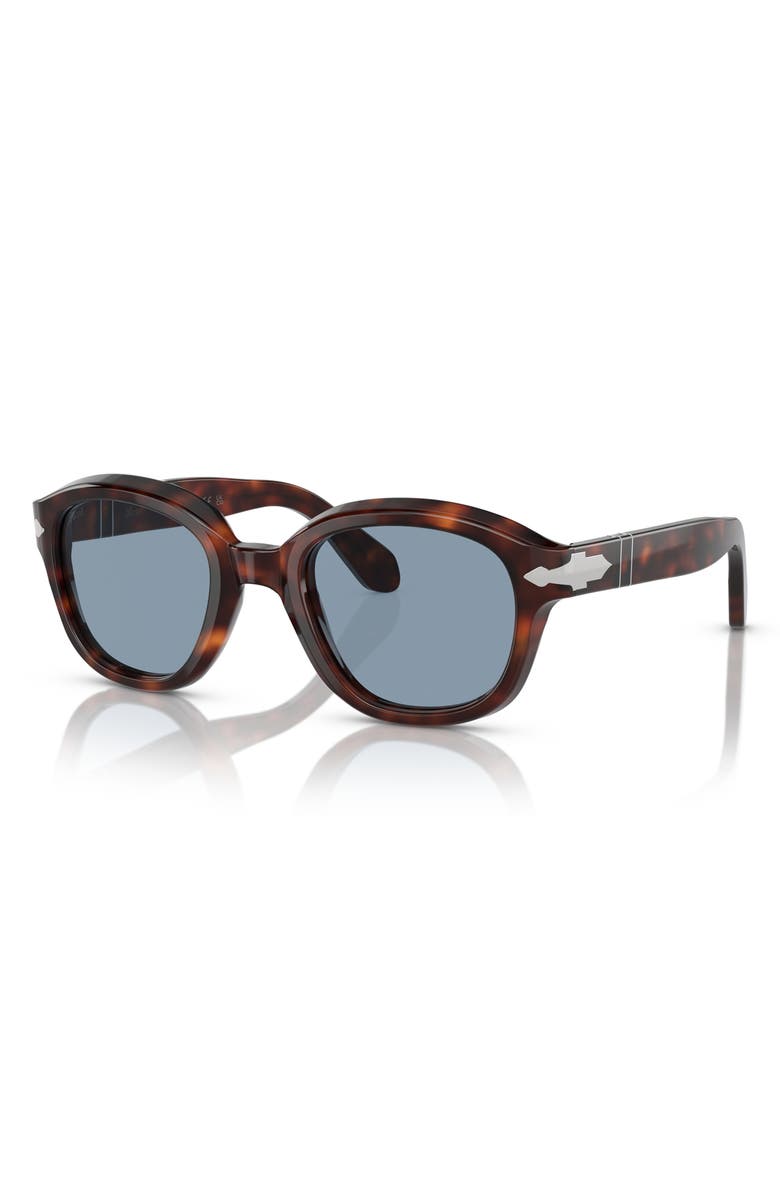 Persol 52mm Phantos Sunglasses, Alternate, color, Havana/ Blue