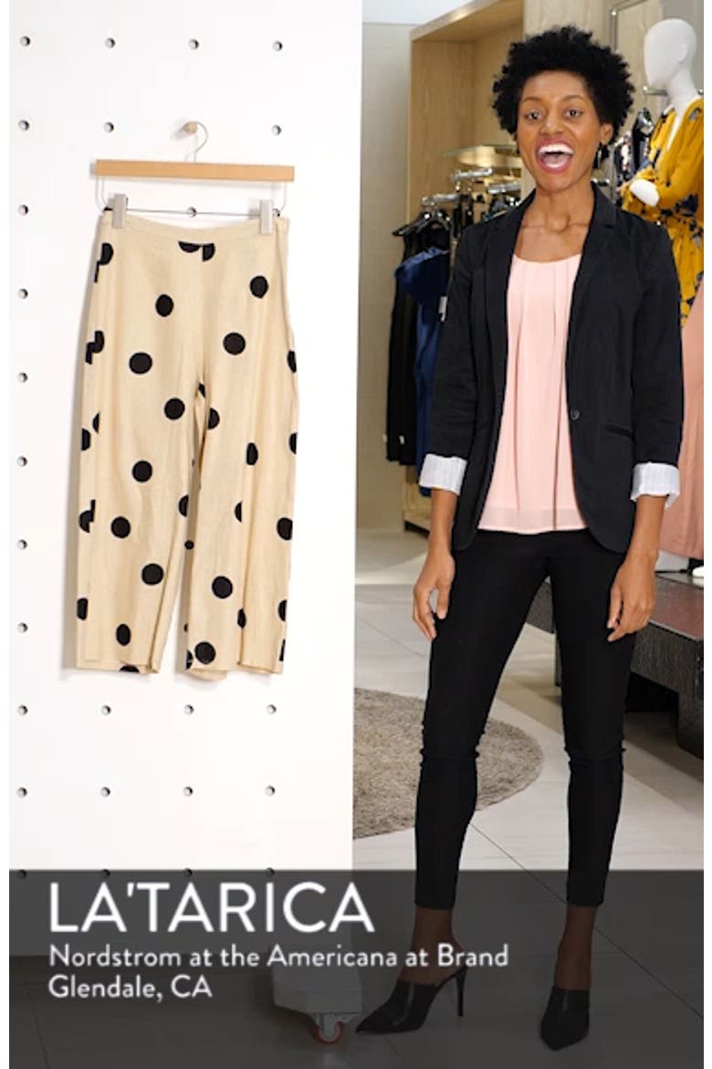 Lulu Spot Cropped Wide Leg Pants video