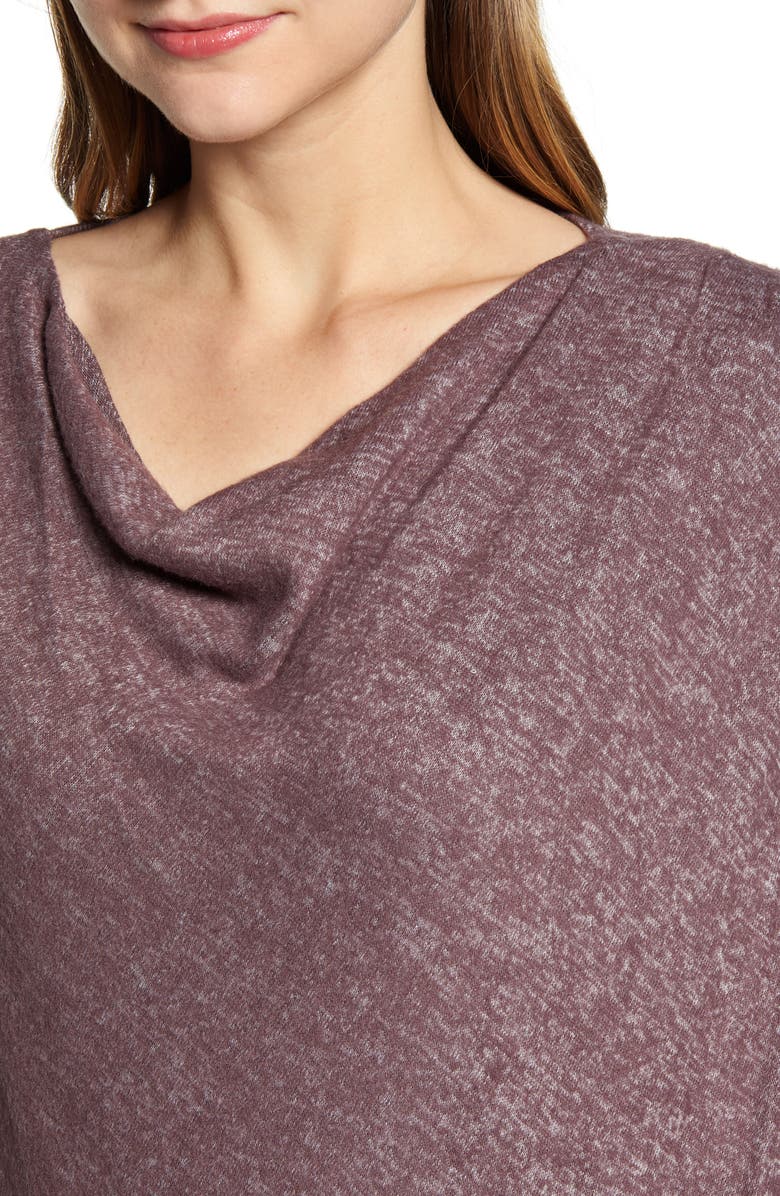 Bobeau Cozy Poncho Top, Alternate, color,