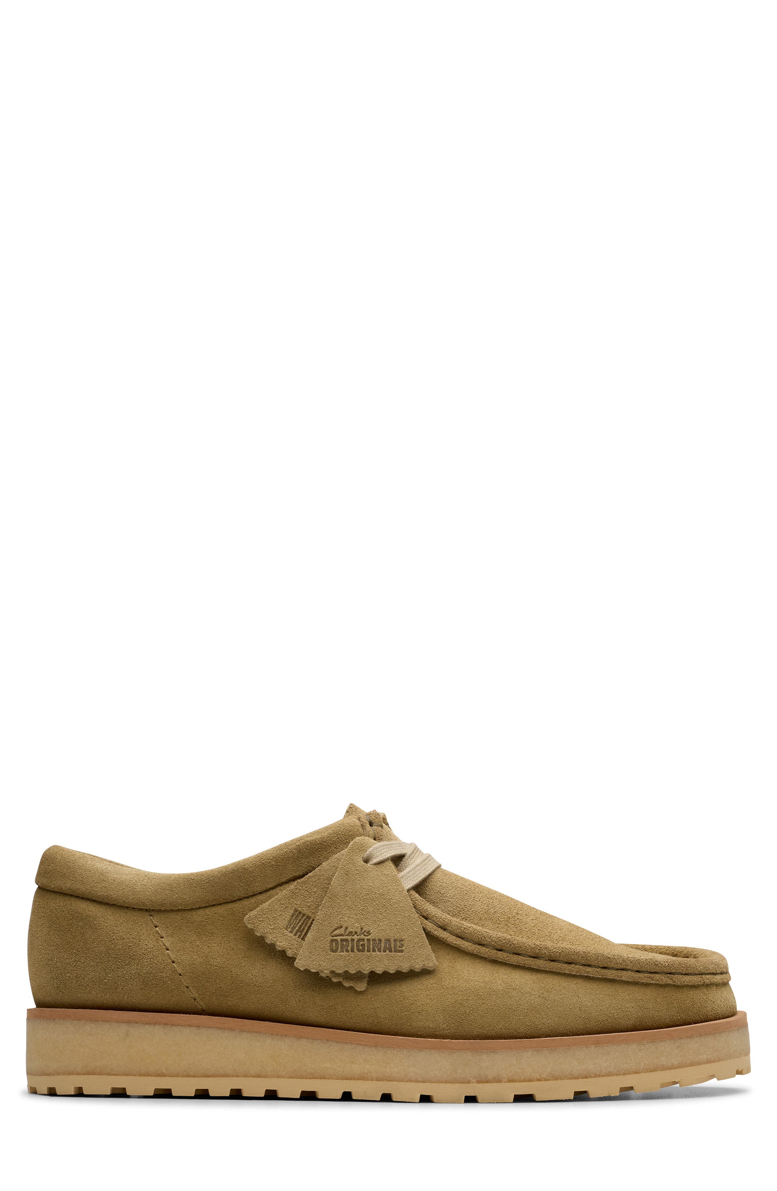 Clarks<sup>®</sup> Wallabee Scout Lo Chukka, Alternate, color, Dark Sand Suede