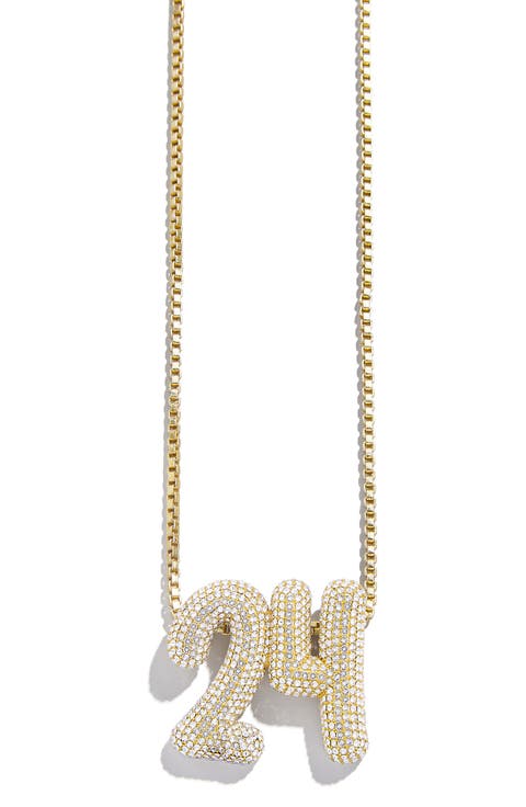 Lucky Number Bubble Necklace