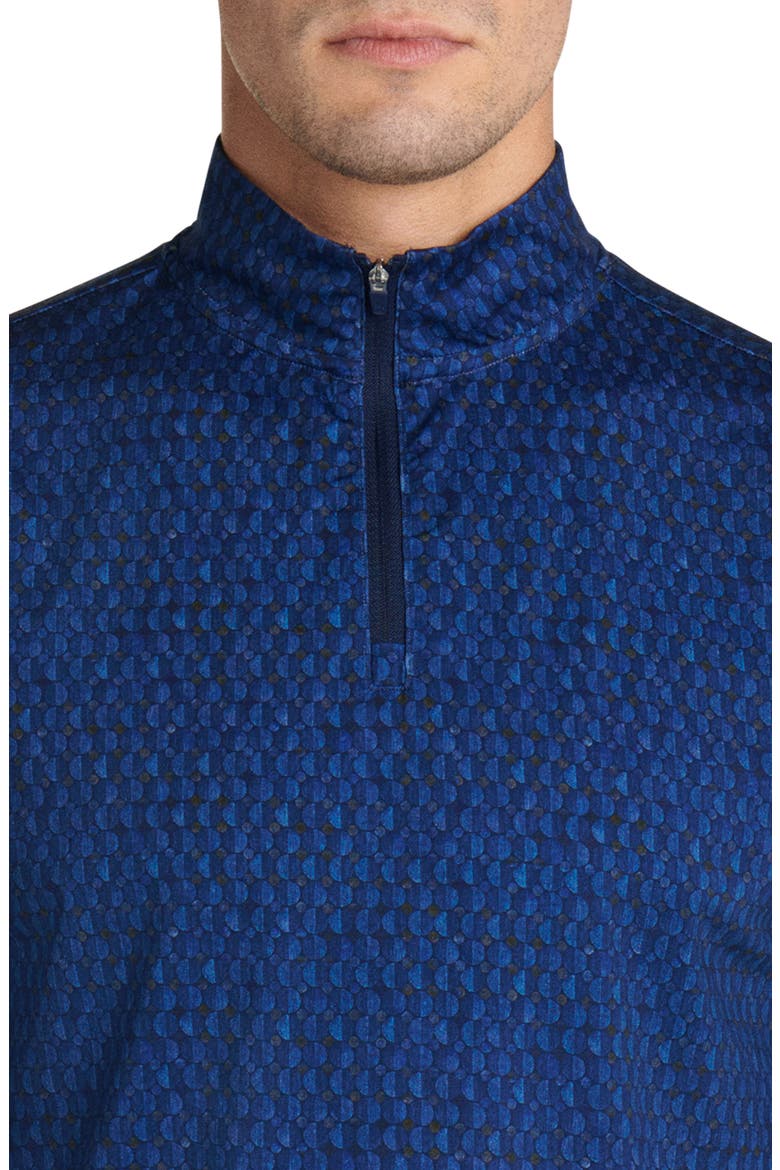 OoohCotton® Quarter Zip Pullover, Alternate, color, NIGHT BLUE