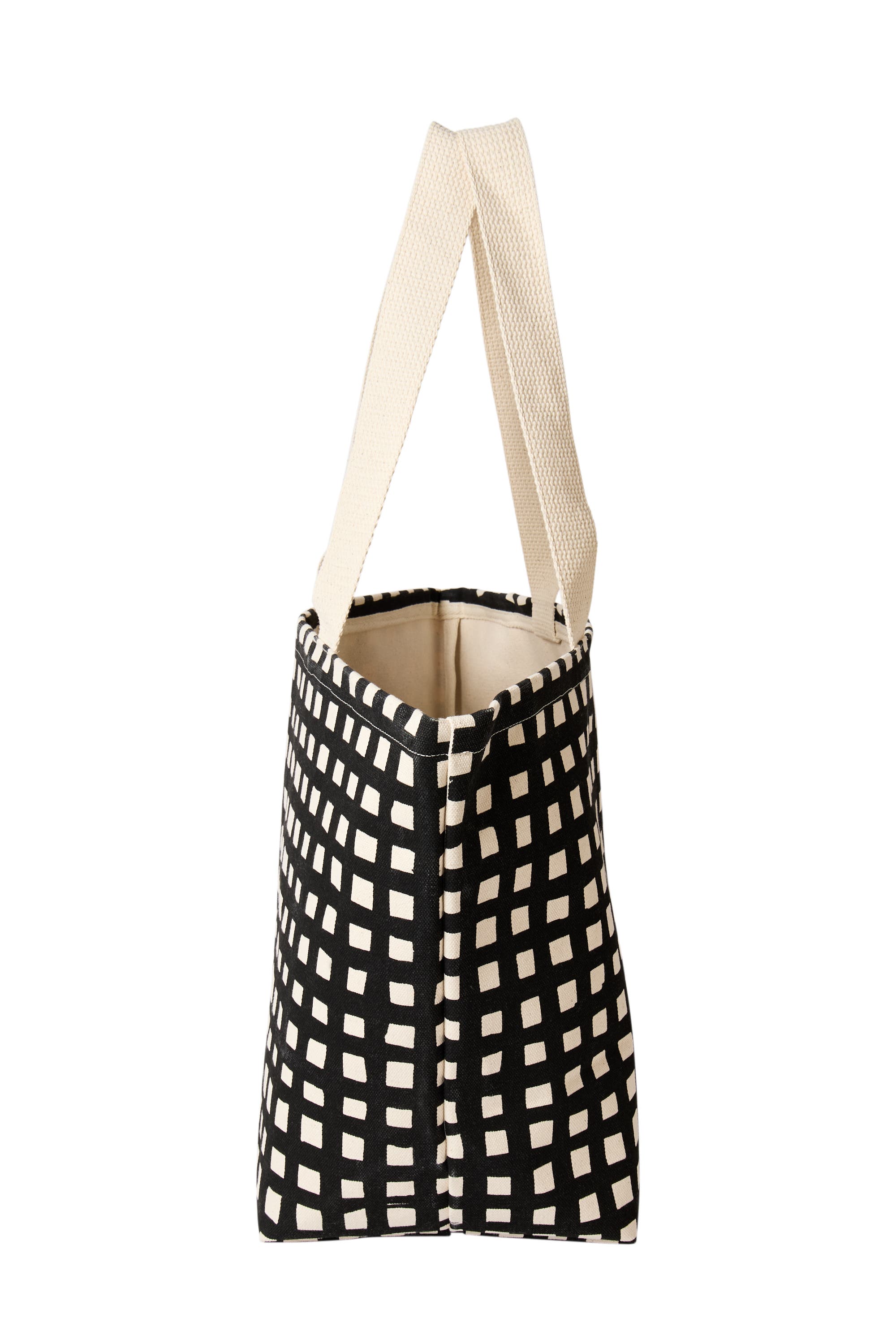 Dance Happy Grid Wide Tote Bag, Alternate, color, 