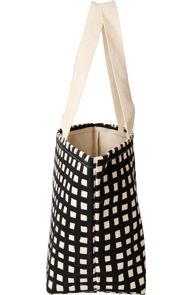 Dance Happy Grid Wide Tote Bag, Alternate, color,