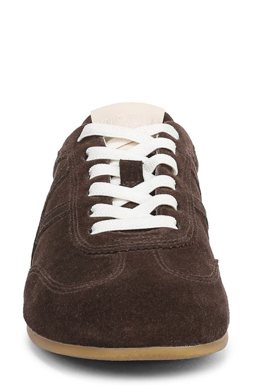 Veronica Beard Riviera Suede Bicolor Retro Sneakers In Brown