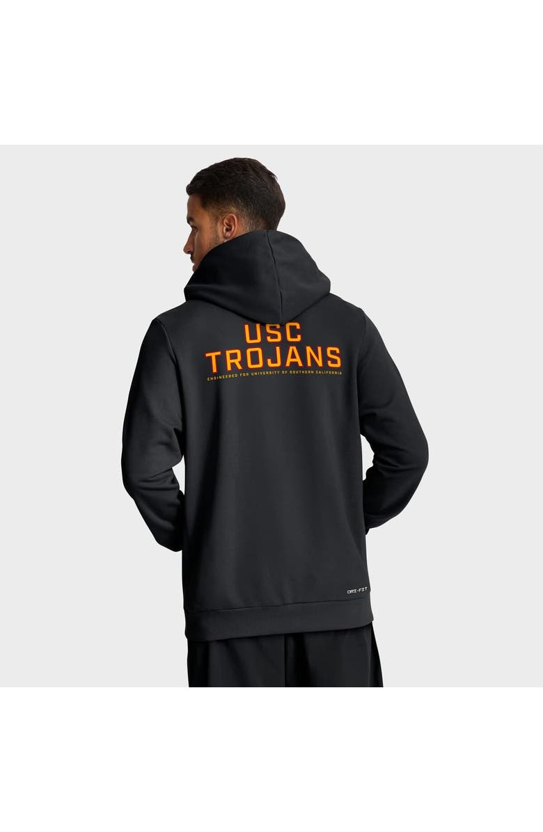 Nike Men's Nike Black USC Trojans 2025 Sideline Standard Issue Dri-FIT Full-Zip Hoodie, Alternate, color, 