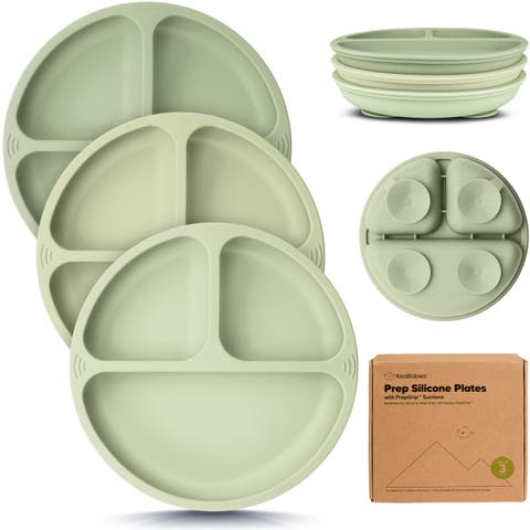3-Pack Prep Silicone Suction Plates