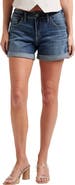 Silver Jeans Co. Mid Rise Denim Boyfriend Shorts