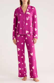 Honeydew Quiet Night Long Sleeve Button-Up Top & Pants Pajamas