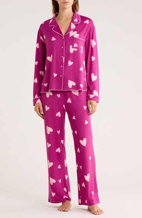 Honeydew Quiet Night Long Sleeve Button-Up Top & Pants Pajamas
