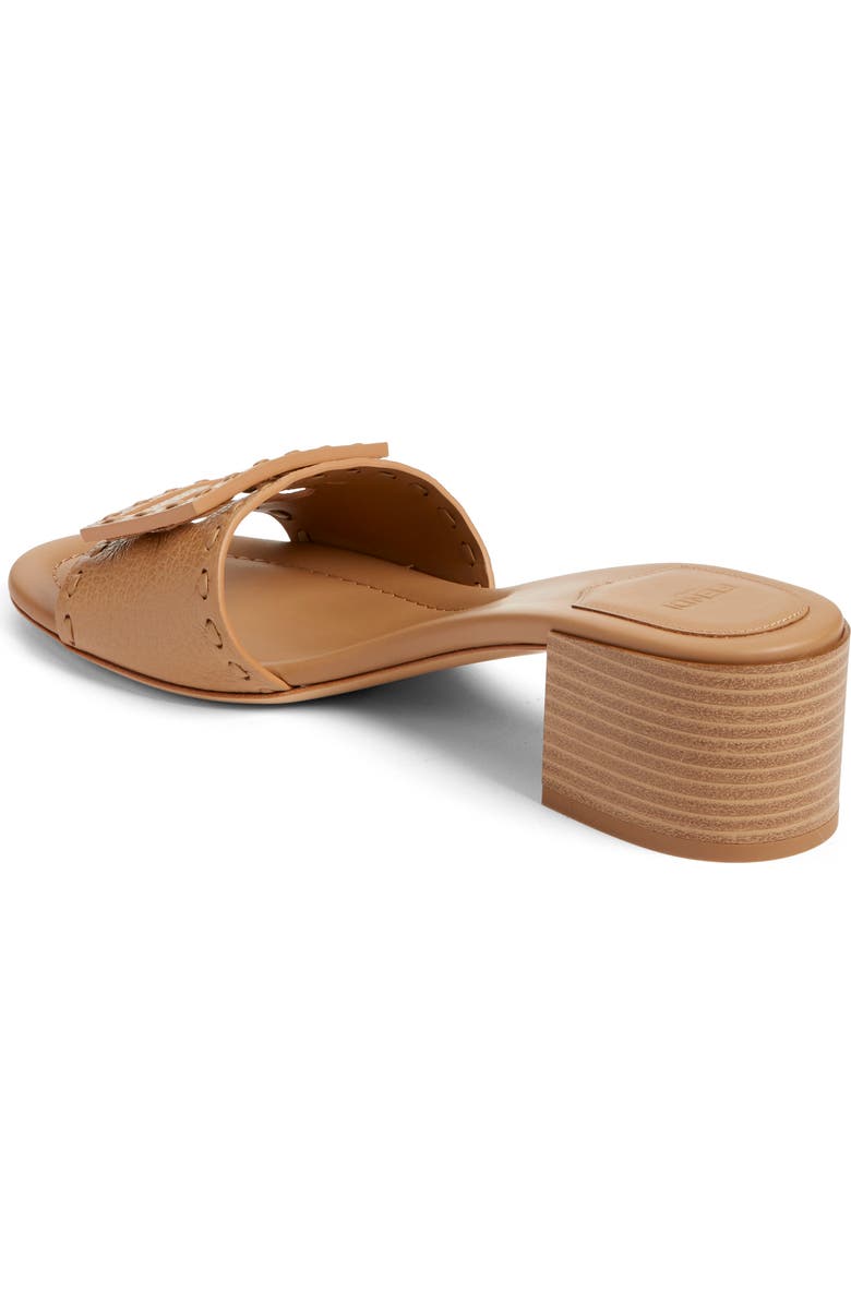 Fendi Baguette Slide Sandal, Alternate, color, F1wyd Cammello Bag