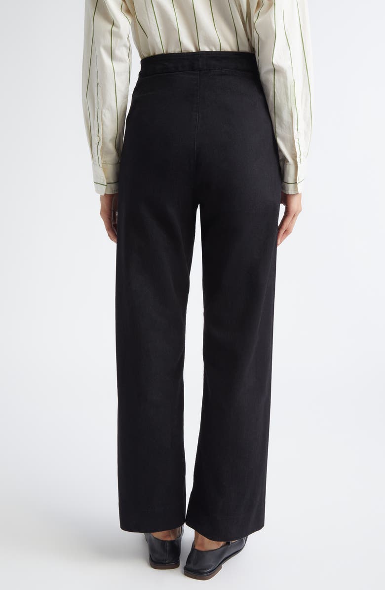 Bode Denim Sailor Trousers, Alternate, color, Black